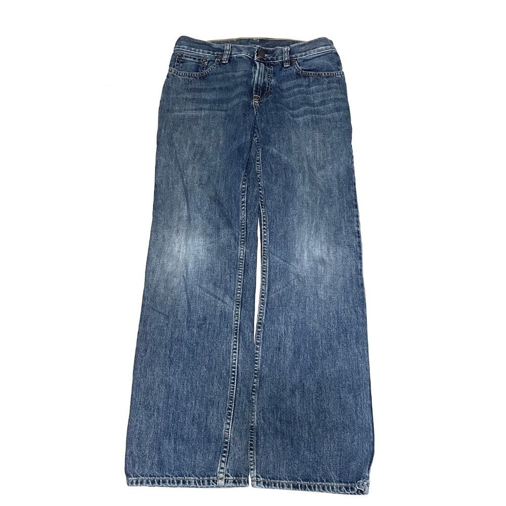 Ralph Lauren Polo Girls Jeans Size 14 Blue Denim Straight Leg